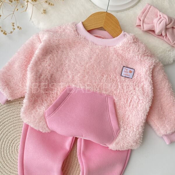 Önden Cepli Peluş 2’Li Takım