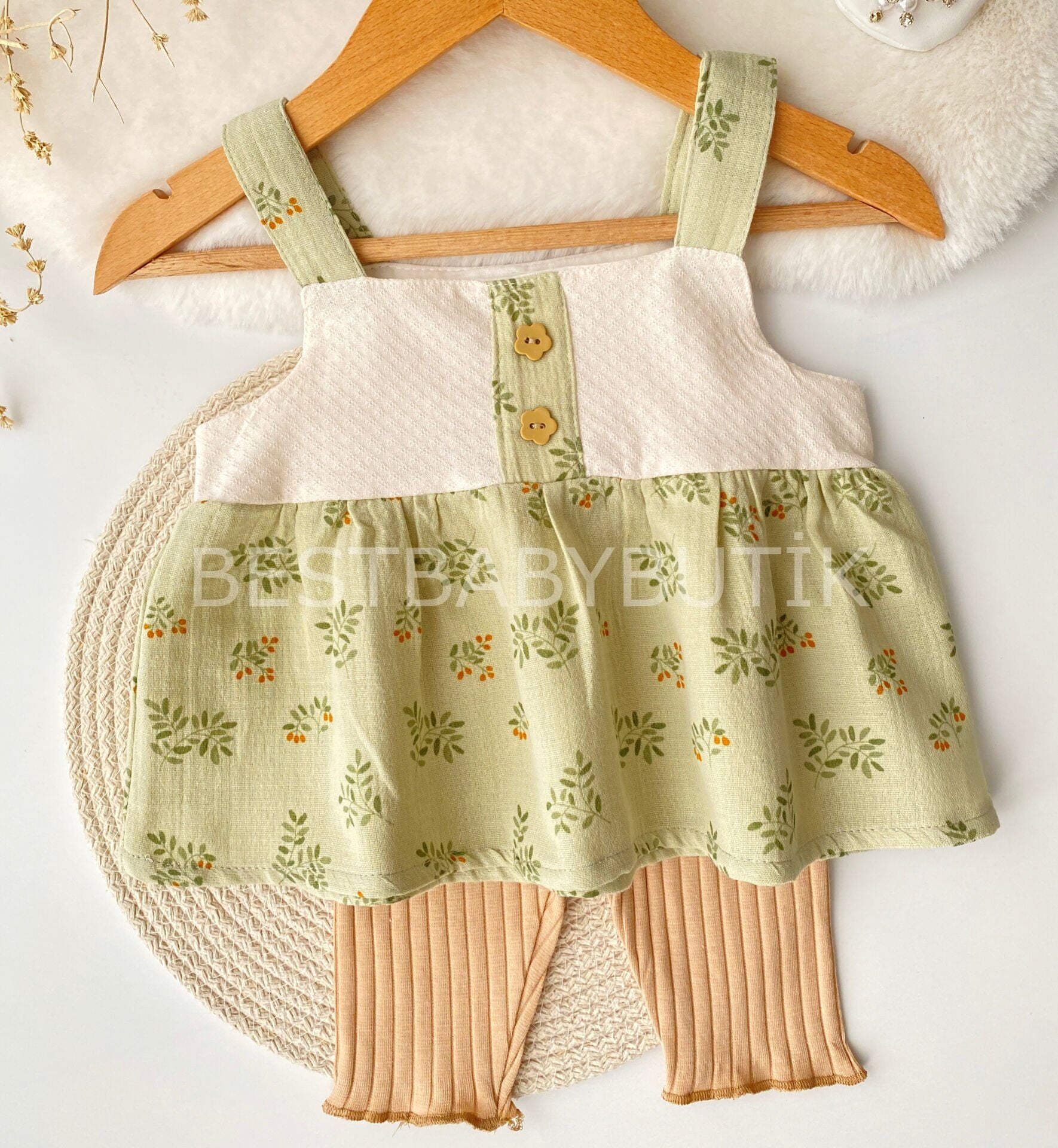 Viola Çıtır Çiçekli Askılı 2’Li Takım 18-24 AY