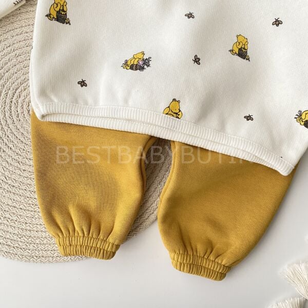 Winnie Pooh Kulak Detaylı Şardonlu 2’Li Takım