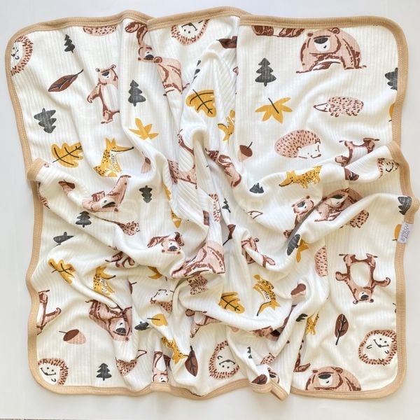 AYICIK DESENLİ FİTİLLİ ÇİFT KATLI BATTANİYE 80x90 cm
