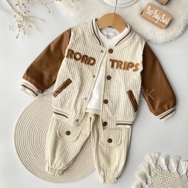 Premium Road Deri Ceketli 3’Lü Takım 18-24 AY