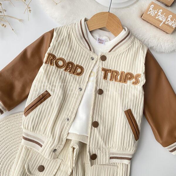 Premium Road Deri Ceketli 3’Lü Takım 18-24 AY