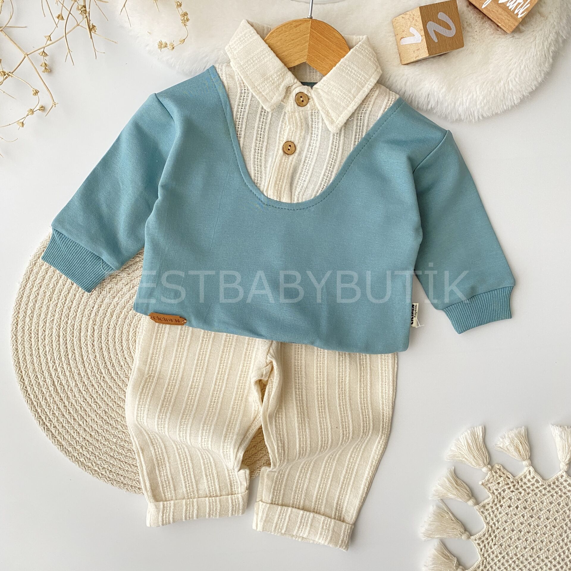 Gömlek Yakalı Mevsimlik 2’Li Takım