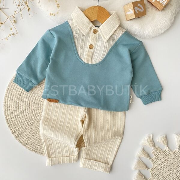 Gömlek Yakalı Mevsimlik 2’Li Takım