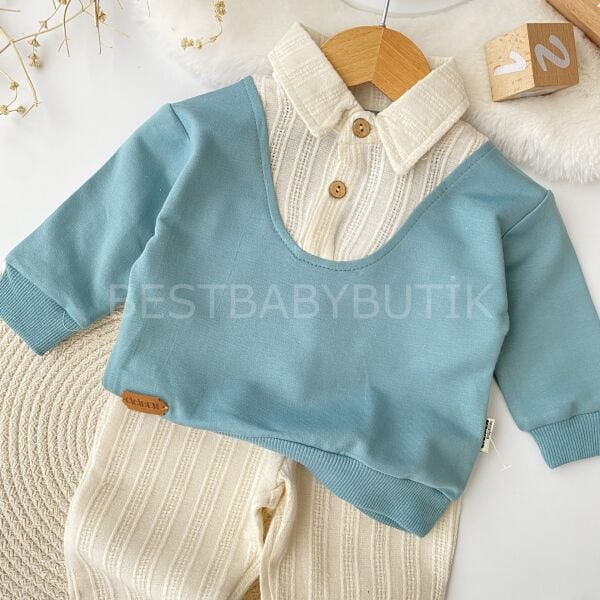 Gömlek Yakalı Mevsimlik 2’Li Takım