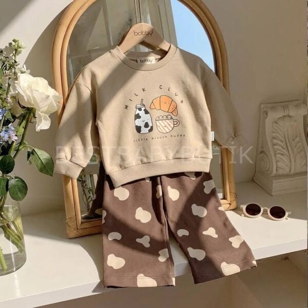 Milk Detaylı Desenli Pinterest Takım
