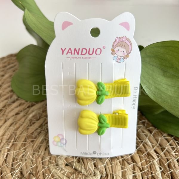 LALE DETAYLI KLİPS TOKA