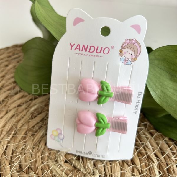 LALE DETAYLI KLİPS TOKA