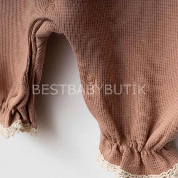 Premium Koleksiyon Kalpli Yaka Detaylı Tulum