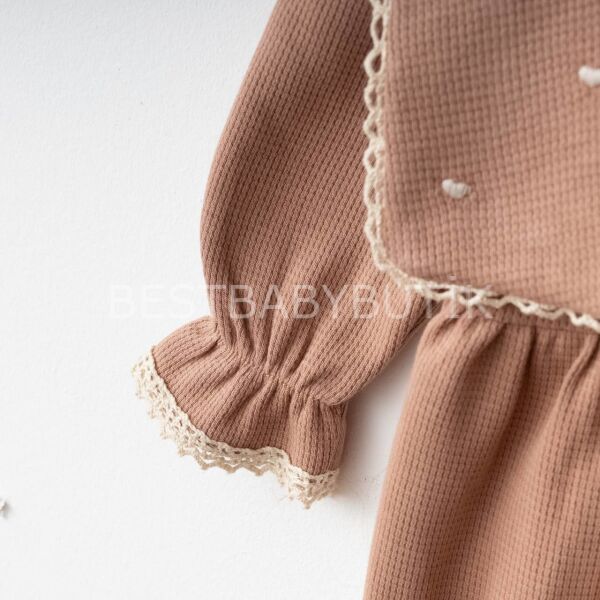 Premium Koleksiyon Kalpli Yaka Detaylı Tulum