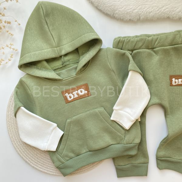 BRO CEP DETAYLI KAPŞONLU 3’İP ŞARDONLU KIŞLIK 2’LI TAKIM