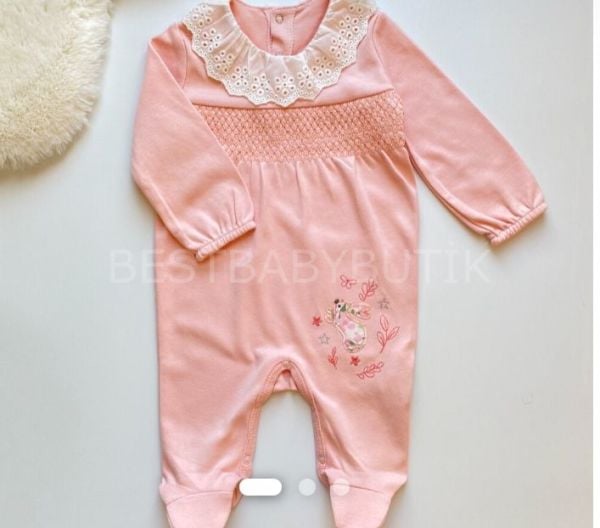 FİSTO YAKA DETAYLI TAVŞANCIK TULUM