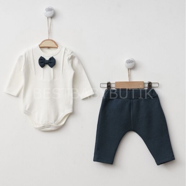 Premium Papyonlu Yelekli %100 Pamuk 3’Lü Takım- MEVLÜT TAKIMI