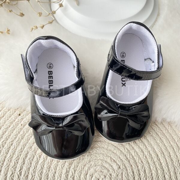 Fiyonklu Rugan Ayakkabı