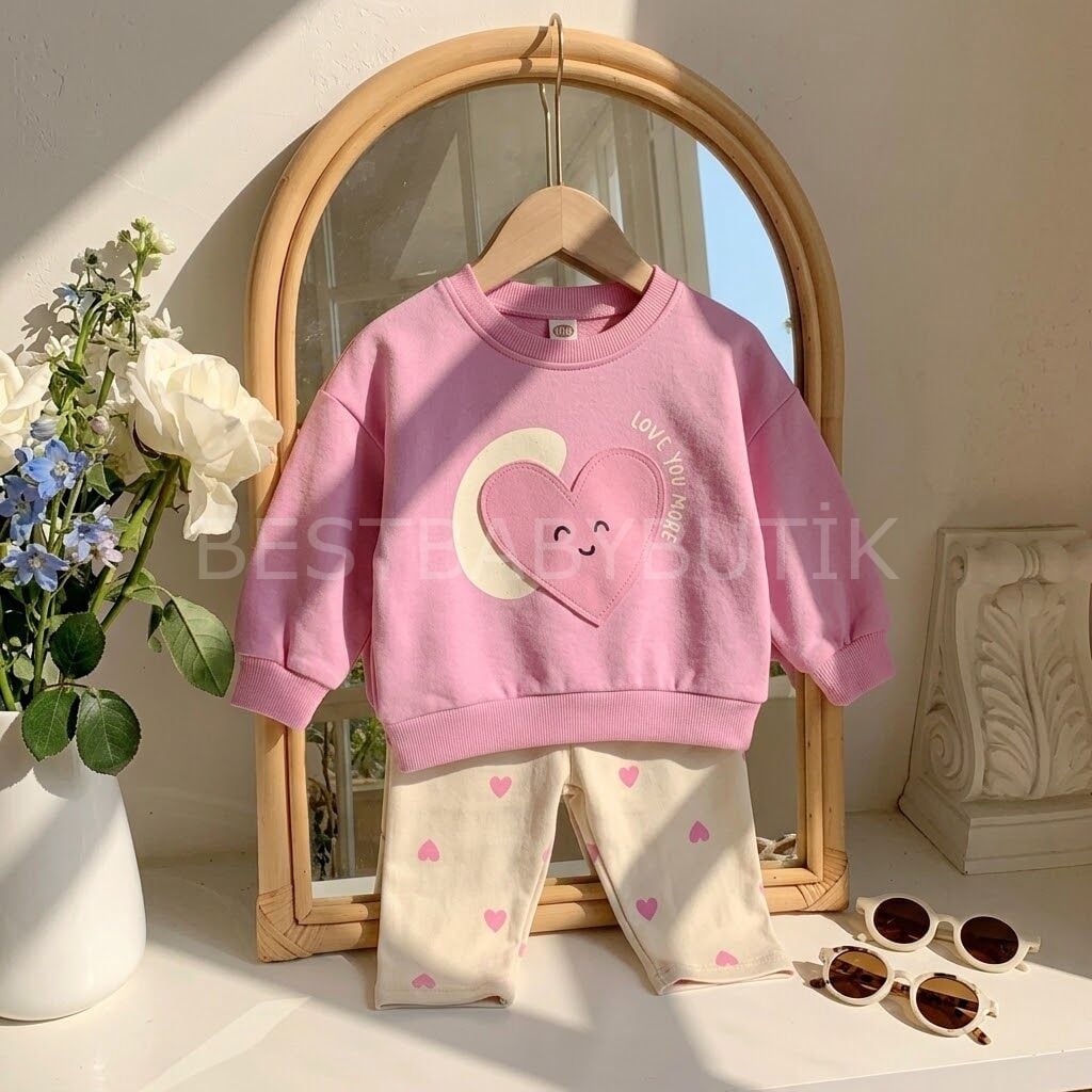 Lovely Kalpli Oversize Eşofman Takımı 12 AYLIK