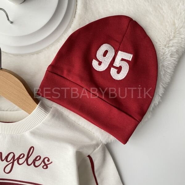 LosAngeles 95 Baskılı Bereli Spor 3’Lü Takım