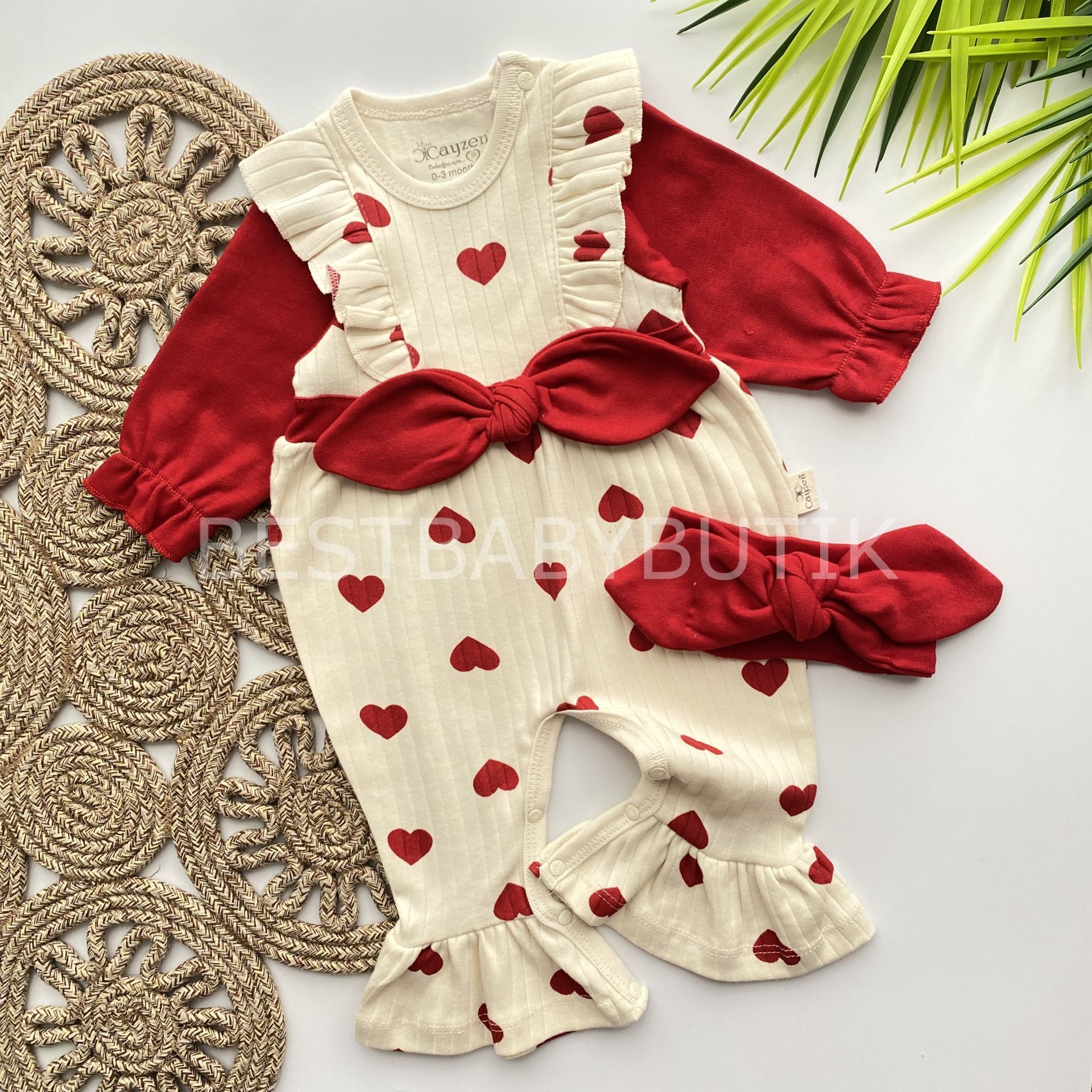 KALPLİ FİYONK BANDANALI %100 PAMUK TULUM