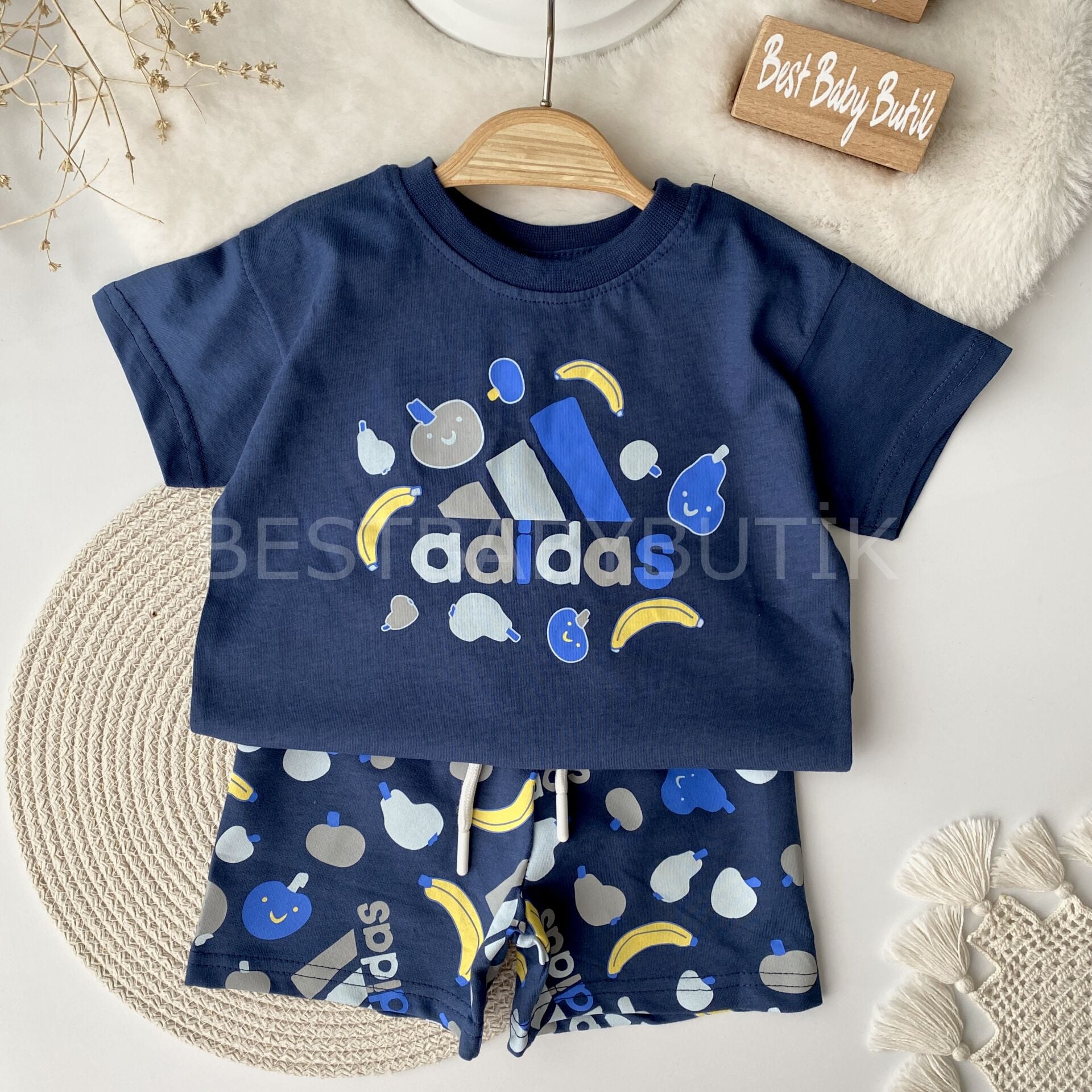 Adid•s Meyve Baskılı 2’li Takım 2-3 YAŞ