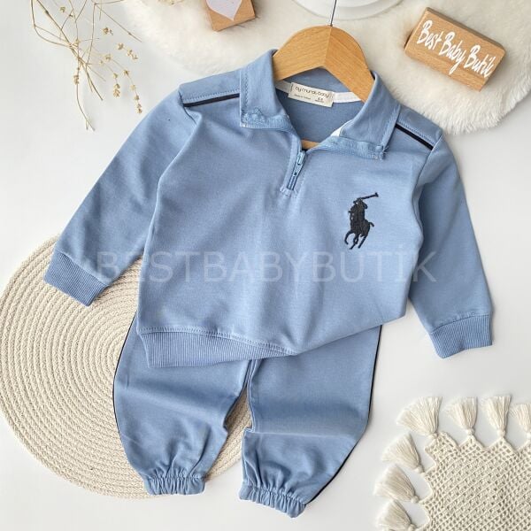 USPA Nakışlı Önden Yarım Fermuarlı Mevsimlik Takım