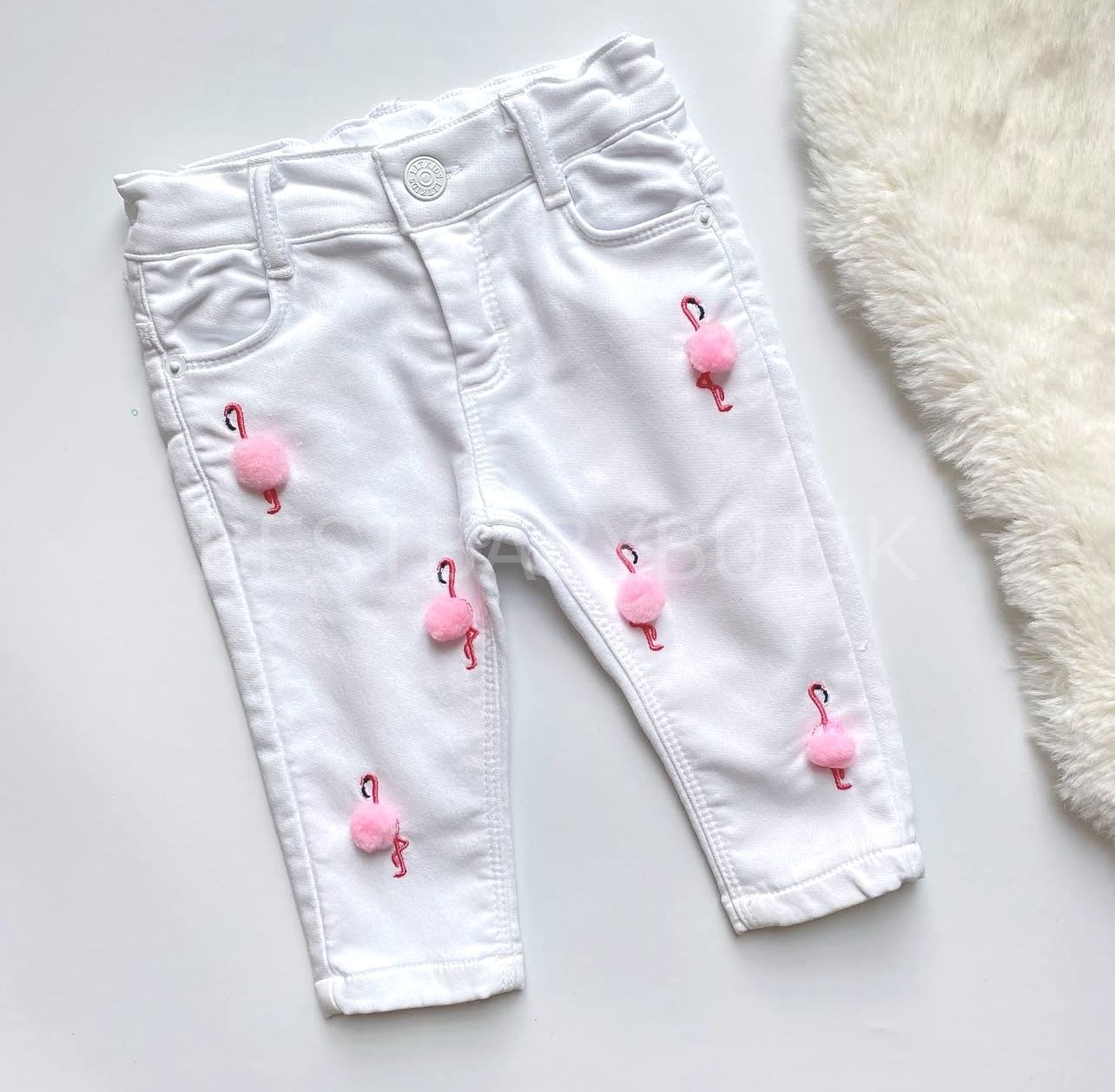 Flamingo Detaylı Likrali Pantolon