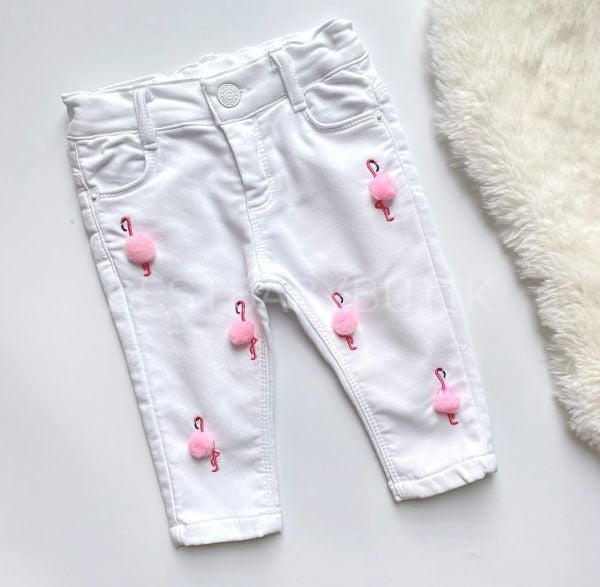 Flamingo Detaylı Likrali Pantolon
