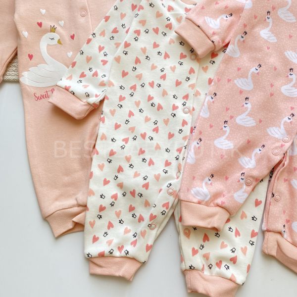 SWEET PRİNCESS KUĞU DETAYLI 3’LÜ TULUM SETİ