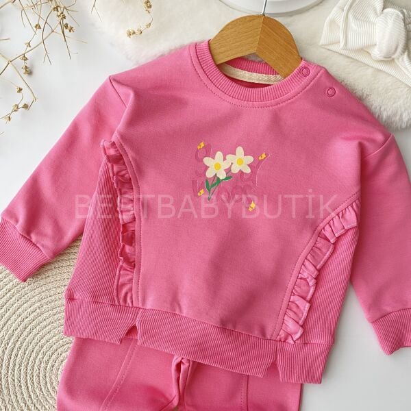 Papatya Baskılı 2’Li Takım