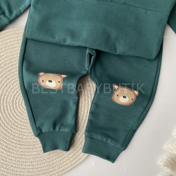 Ayıcık Baskılı Hakim Yaka Takım