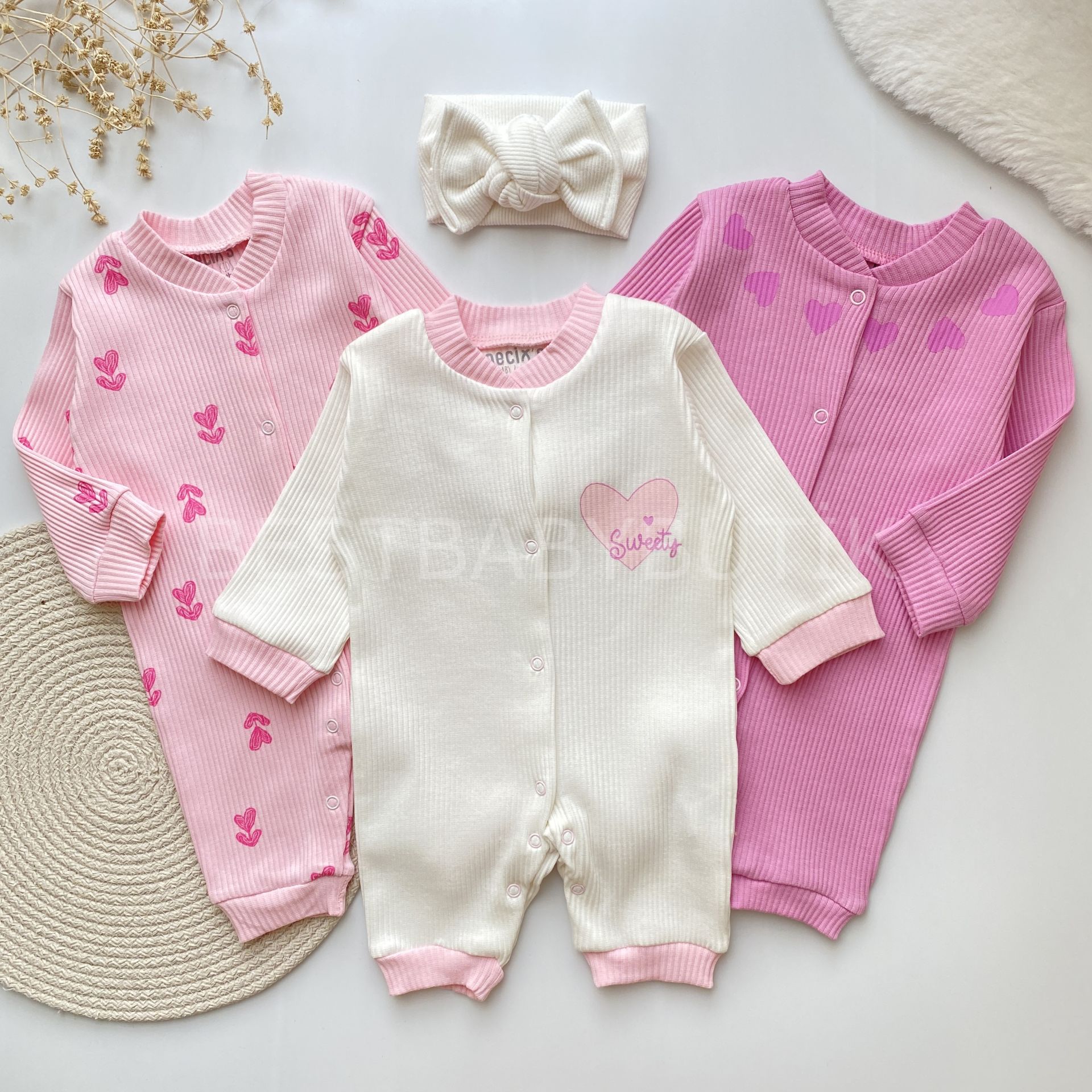 KALPLİ ÇİÇEK KAŞKORSE FİTİLLİ 3’LÜ TULUM SETİ