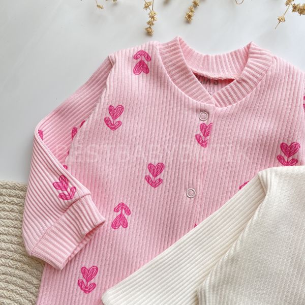 KALPLİ ÇİÇEK KAŞKORSE FİTİLLİ 3’LÜ TULUM SETİ