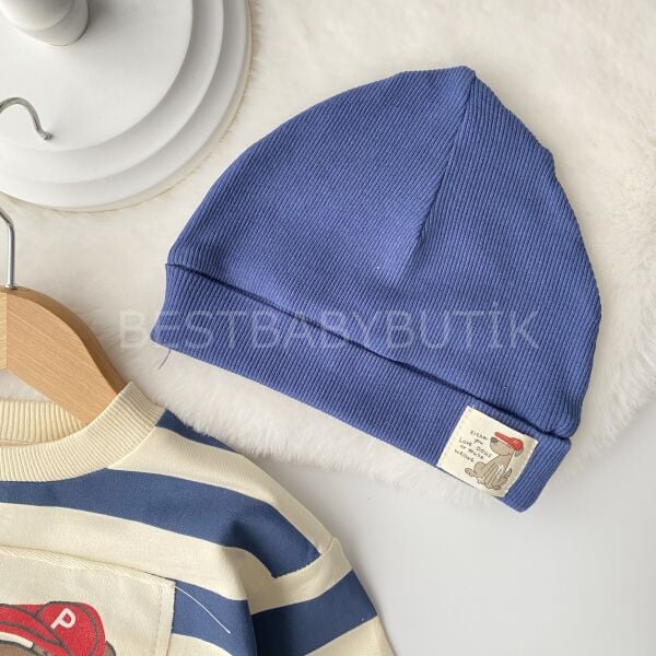 Dogs Baskılı Bereli Kot Pantolonlu 3’Lü Takım