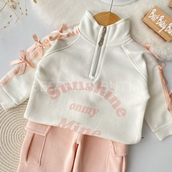 Mine Kurdaleli Fermuar Detaylı Cepli Oversize Şardonlu 2’Li Takım