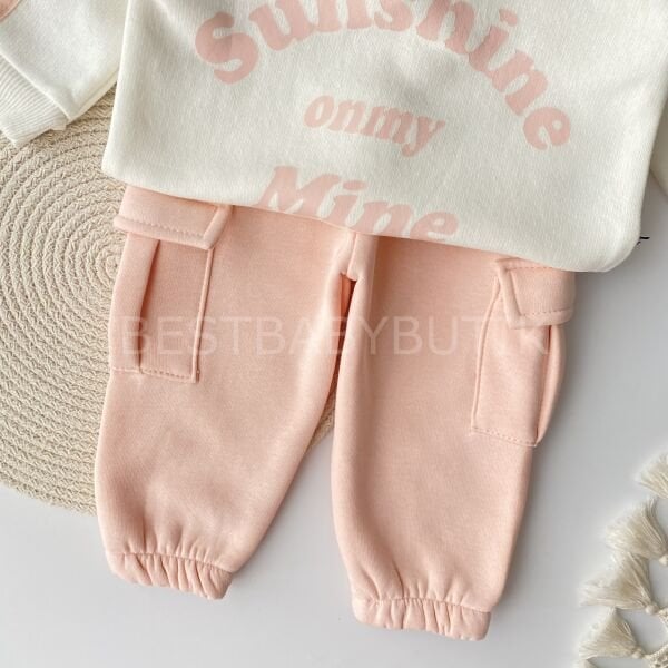 Mine Kurdaleli Fermuar Detaylı Cepli Oversize Şardonlu 2’Li Takım