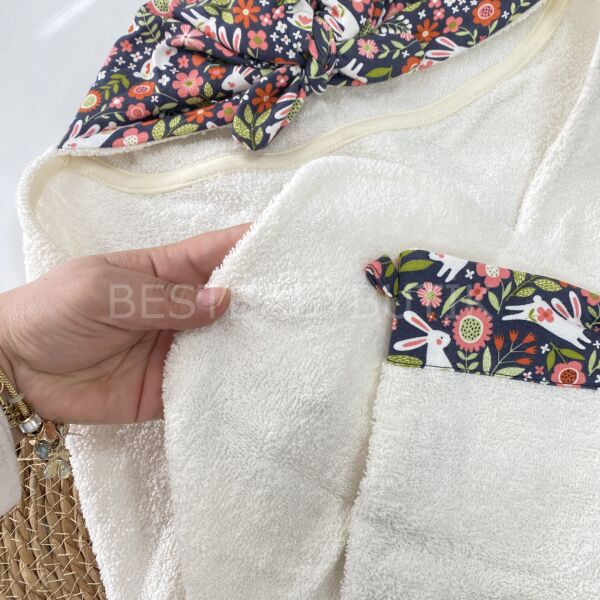 CARAMELL LOVELY RABBIT 82x90 BEBEK BAŞLIKLI HAVLU