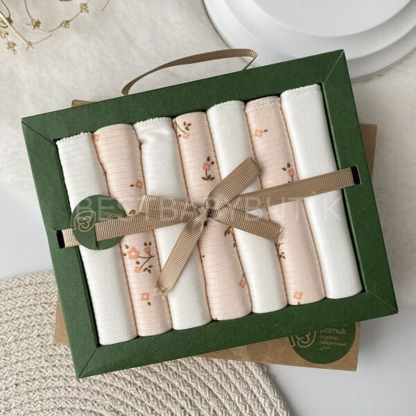 Obaby Organik Kutulu 7’li Ağız Mendili