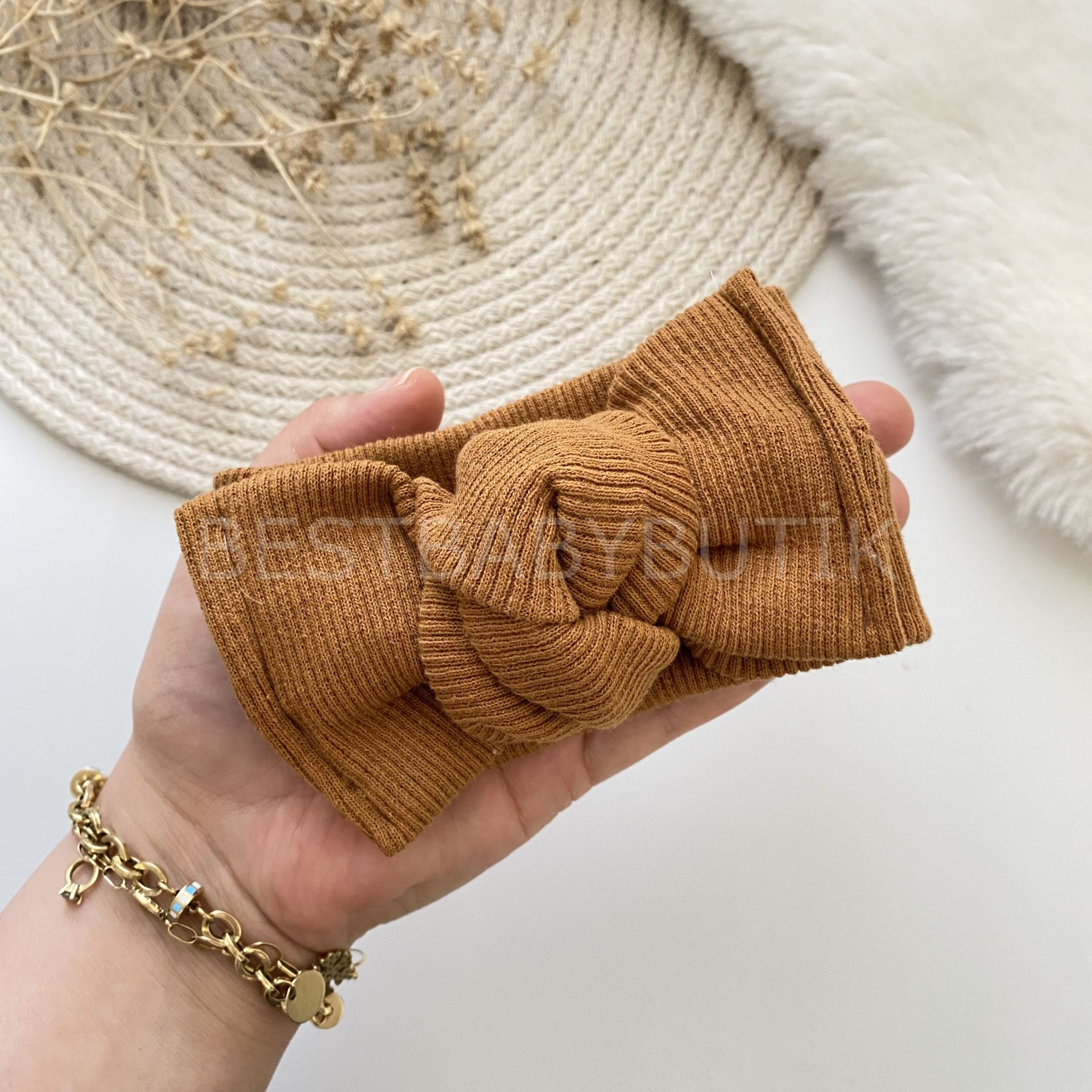 KAHVE KÖPÜĞÜ FİTİLLİ BANDANA