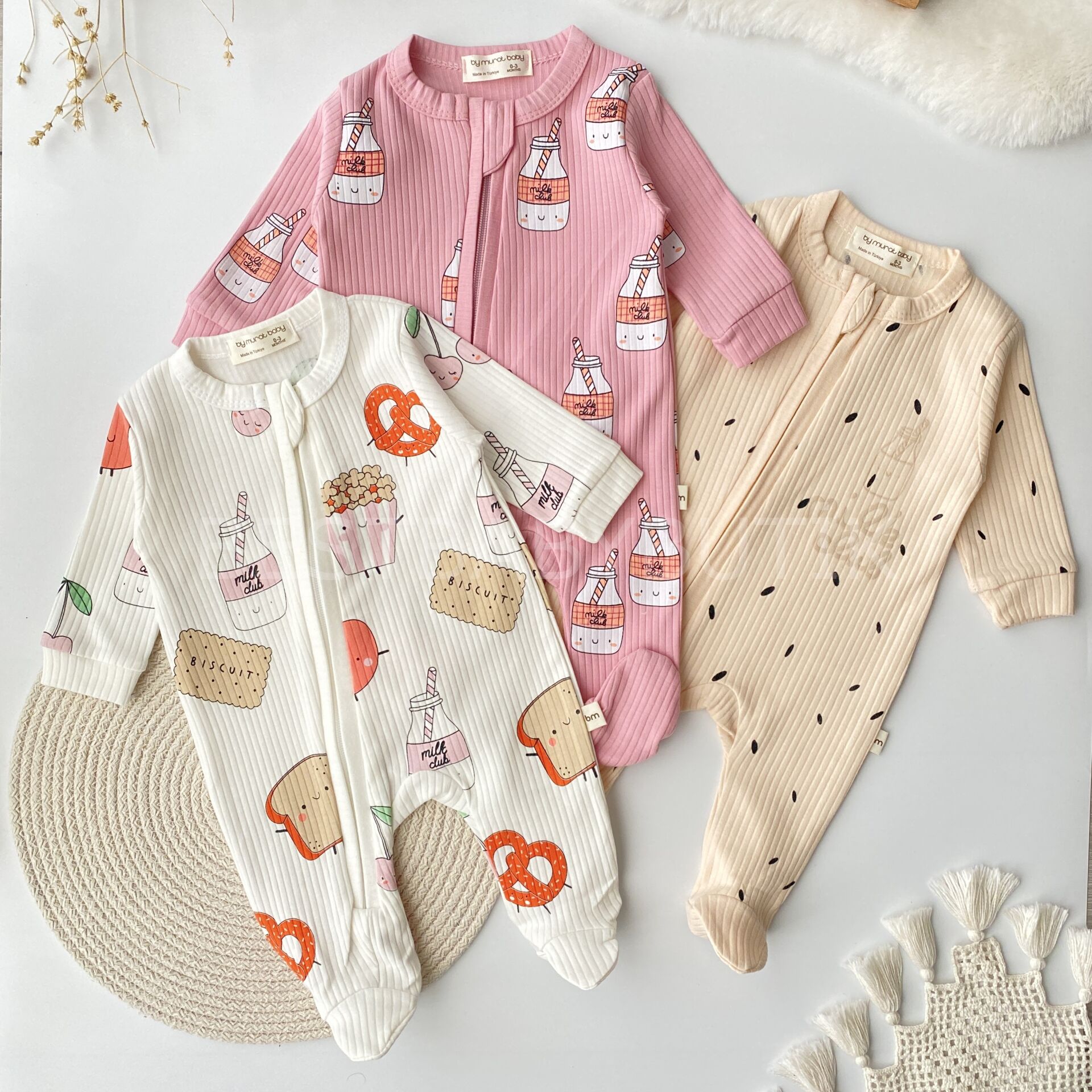 Milk 3’Lü Tulum Seti 0-3 AY