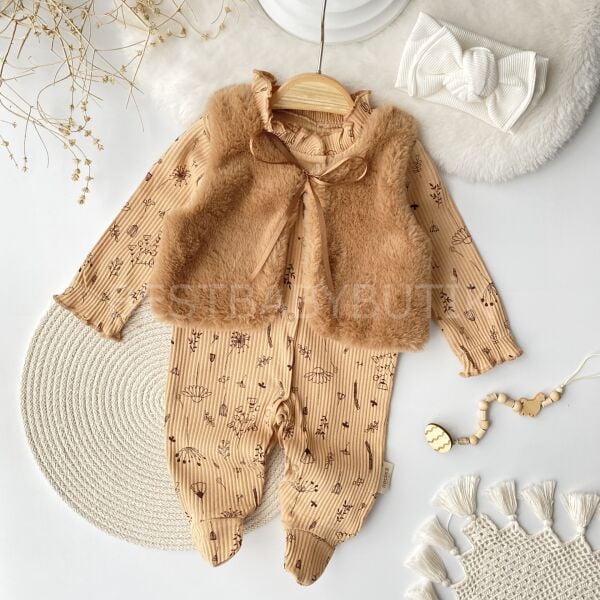 Miya Kürk Yelekli Tulum