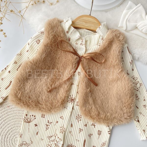 Miya Kürk Yelekli Tulum