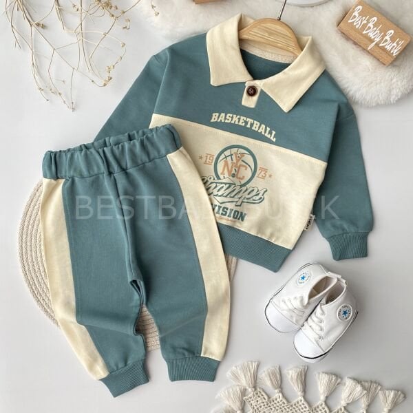 Basketbol Baskılı Mevsimlik Polo Yaka Takım