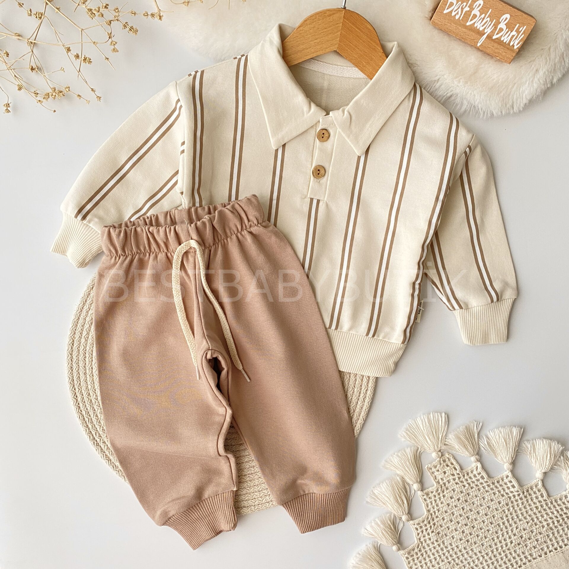 Polo Yaka Çizgili 2’Li Takım