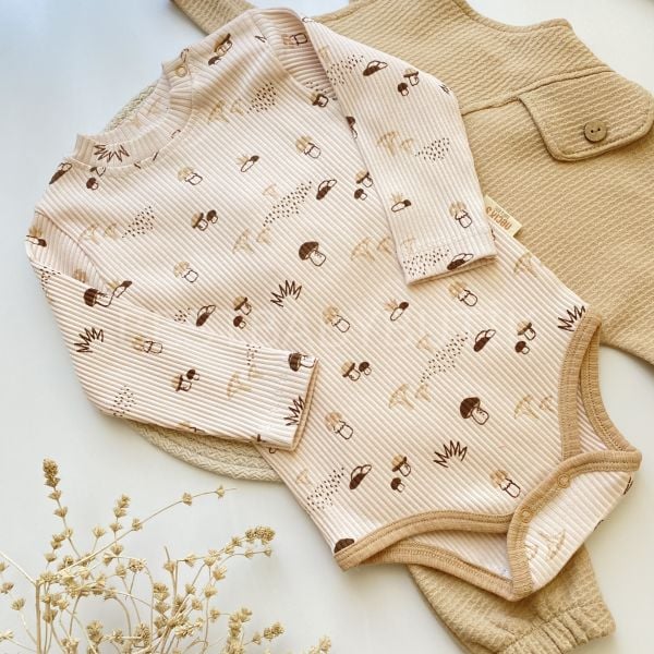 CORKY FİTİLLİ ZIBIN VE AHŞAP DÜĞMELİ SALOPET SET