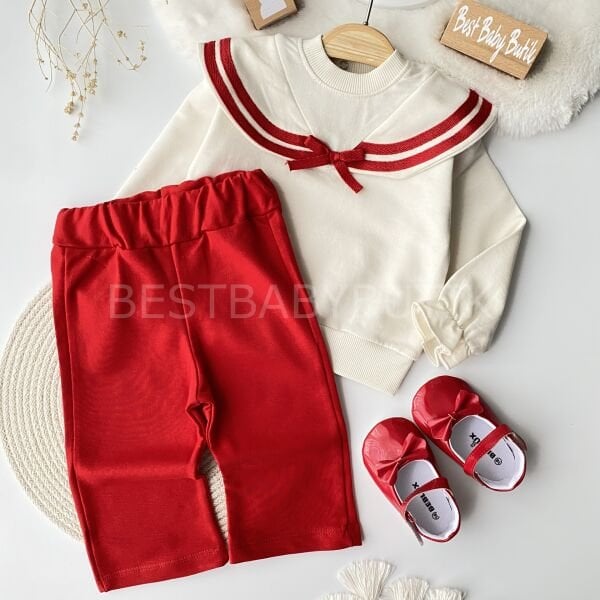 Gemici Yaka Detaylı Bol Paça 2’Li Takım