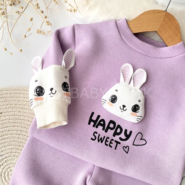 Happy Sweat Tavşanlı Şardonlu 2’Li Takım