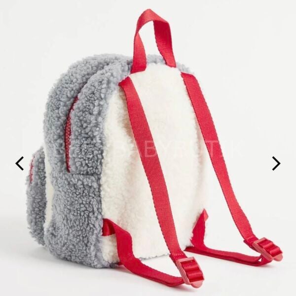 M Nakışlı Peluş Pinterest Çanta STANDART 1