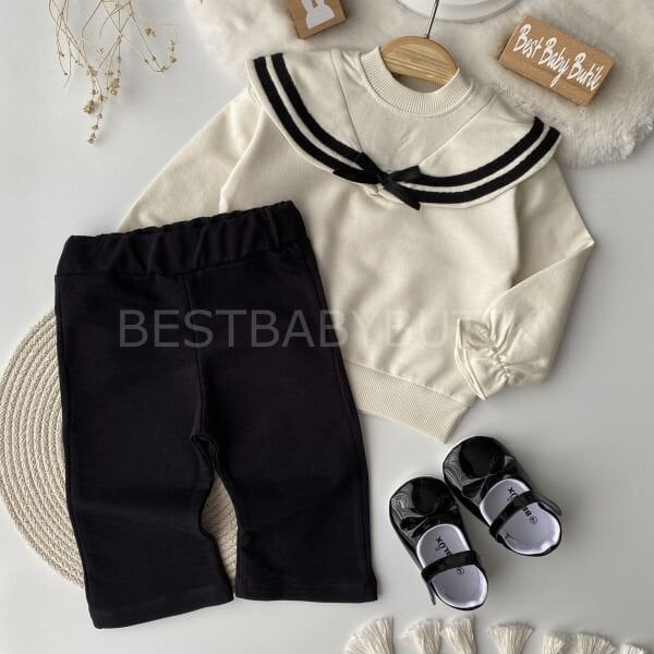 Gemici Yaka Detaylı Bol Paça 2’Li Takım