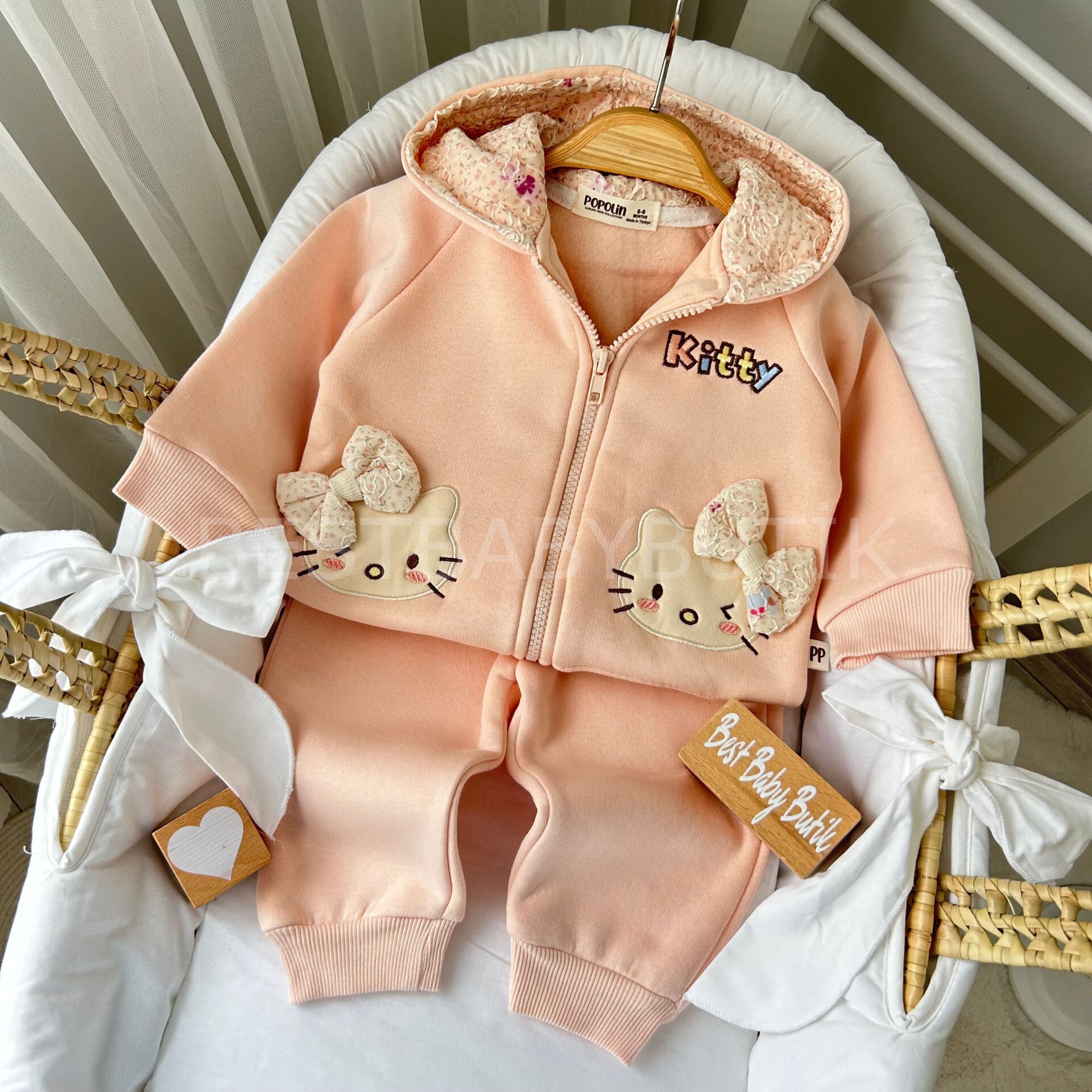 Kitty Premium Şardonlu 2’Li Eşofman Takım 18-24 AY
