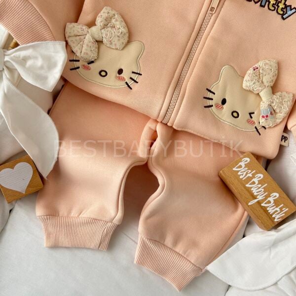 Kitty Premium Şardonlu 2’Li Eşofman Takım 18-24 AY