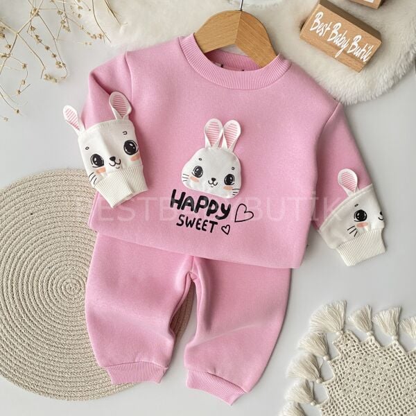 Happy Sweat Tavşanlı Şardonlu 2’Li Takım