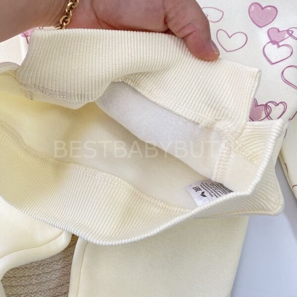 Kalp Detaylı Şardonlu 2’Li Takım